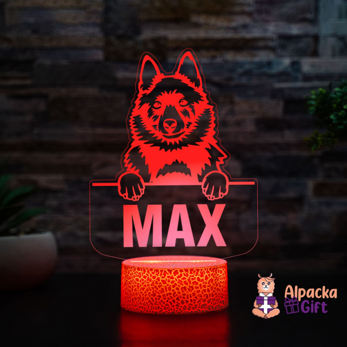 Lampă 3D Schipperke [3]