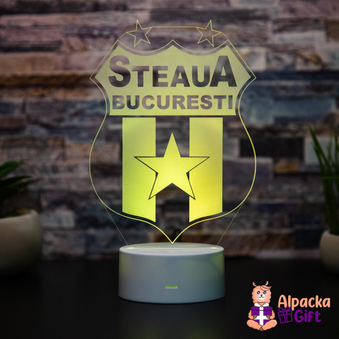 Lampă 3D Steaua București [1]