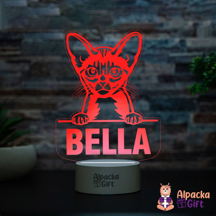 Lampă 3D Abyssinian [3]