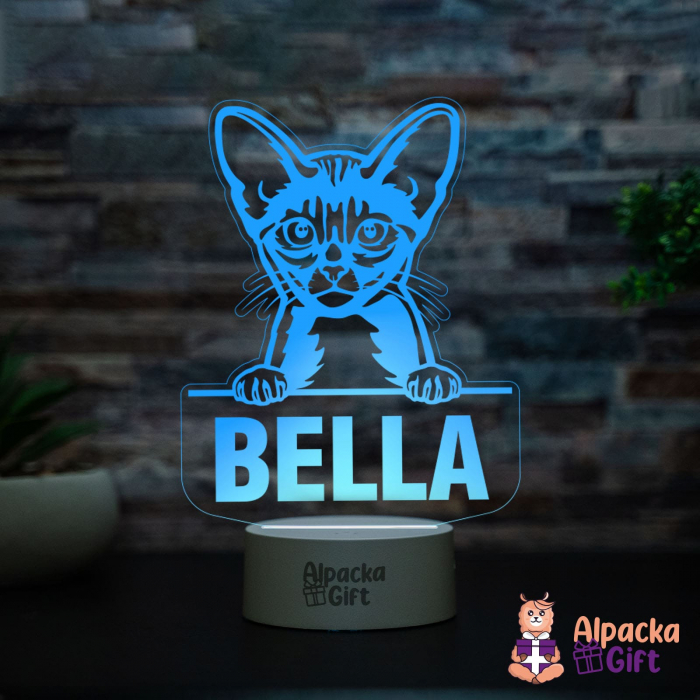 Lampă 3D Abyssinian [4]