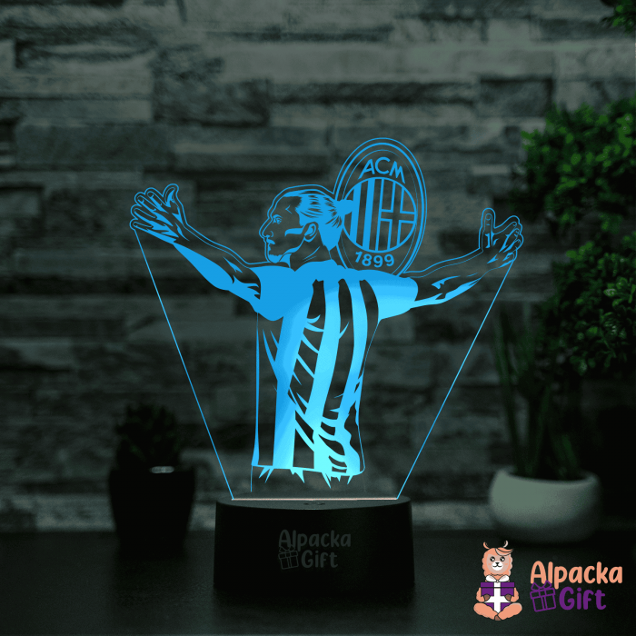 Lampă 3D - Zlatan Ibrahimović [4]