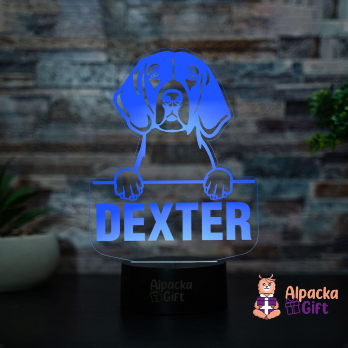 Lampă 3D - Foxhound American [4]