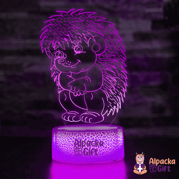 Lampă 3D Arici [4]