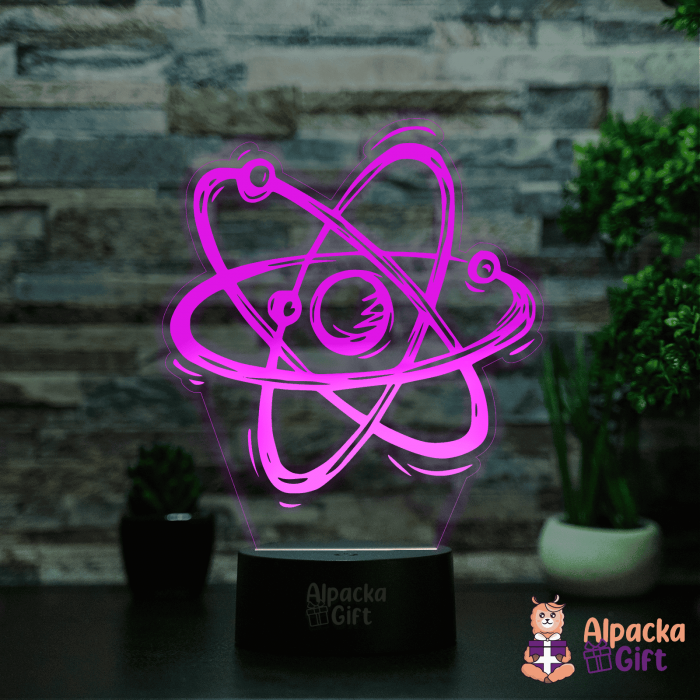 Lampă 3D - Atom [4]