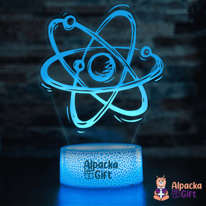 Lampă 3D - Atom [5]