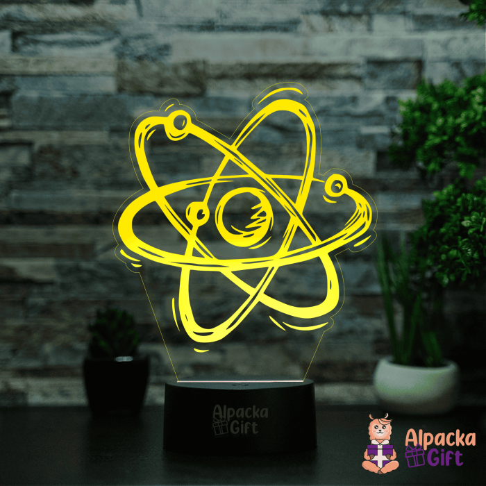 Lampă 3D - Atom [5]