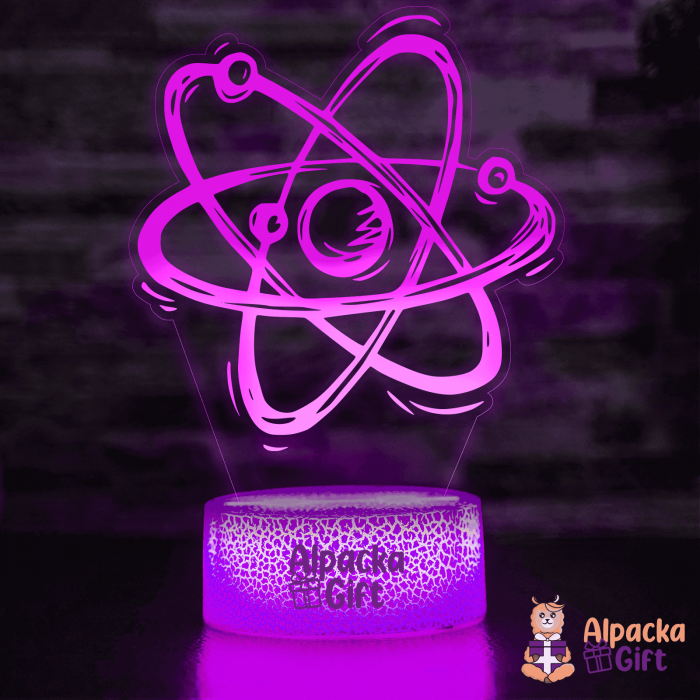 Lampă 3D - Atom [3]