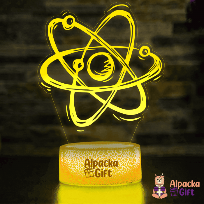Lampă 3D - Atom [4]