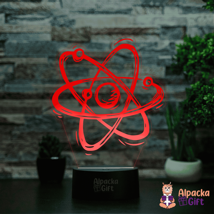 Lampă 3D - Atom [2]