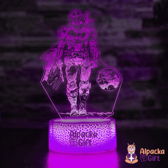 Lampă 3D - The Mandalorian [4]