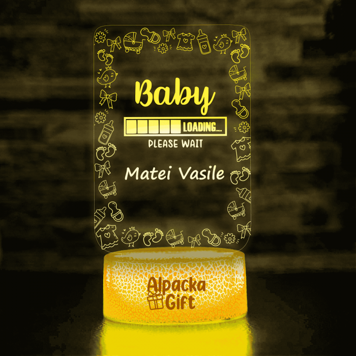 Lampă 3D - Baby Loading 2 [3]