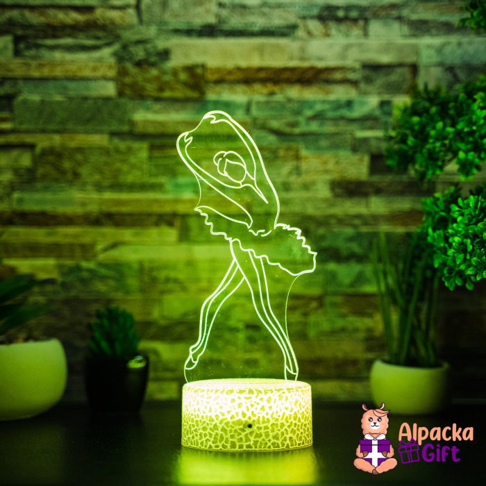 Lampă 3D Balerină 2 [3]