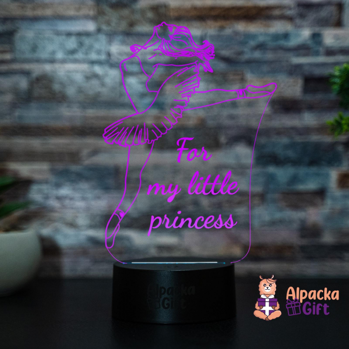 Lampă 3D Balerină 1 [2]