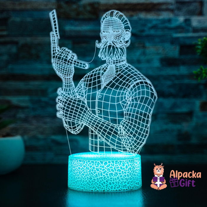 Lampa 3D Barber [3]