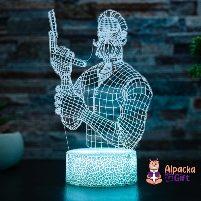 Lampa 3D Barber [2]
