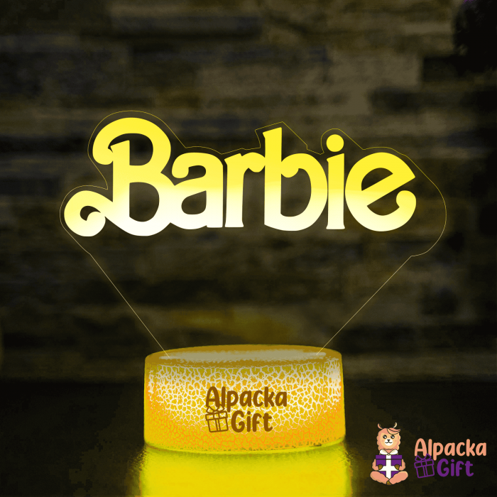 Lampă 3D - Barbie [5]