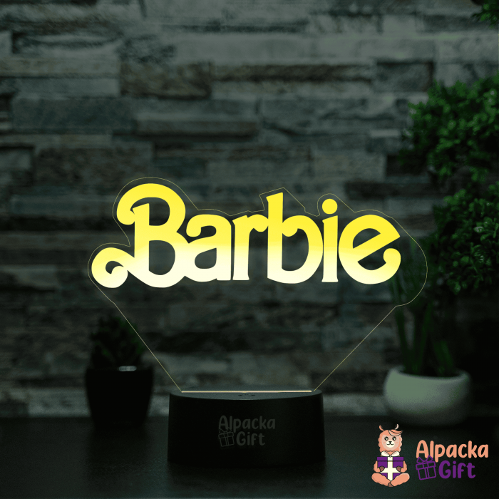 Lampă 3D - Barbie [5]