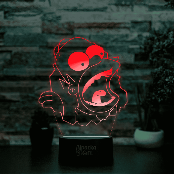 Lampa 3D - Bart Simpson [3]