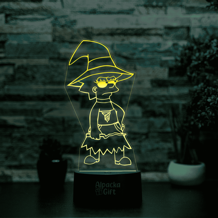 Lampa 3D -  Lisa Simpson [3]