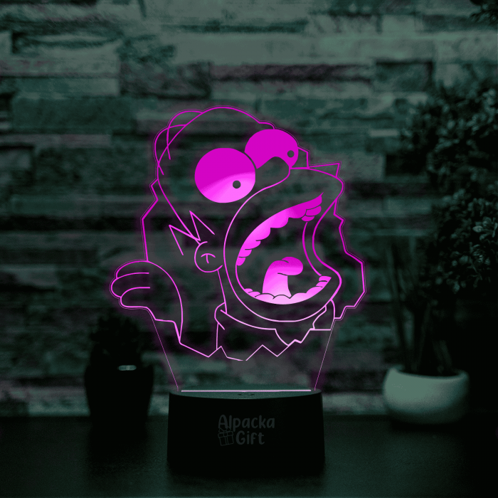 Lampa 3D - Bart Simpson [4]