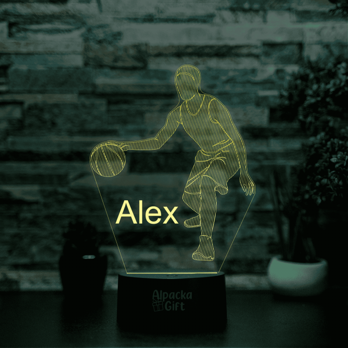 Lampă 3D - Baschetbalist [2]