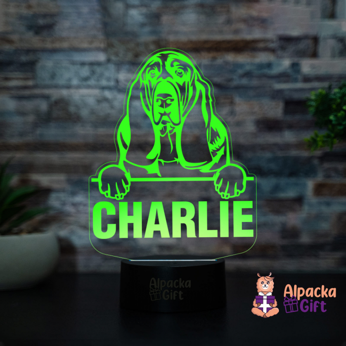 Lampă 3D - Ogar Basset [3]