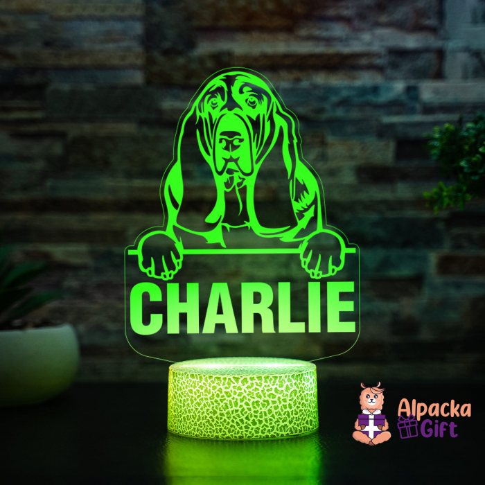 Lampă 3D - Ogar Basset [4]