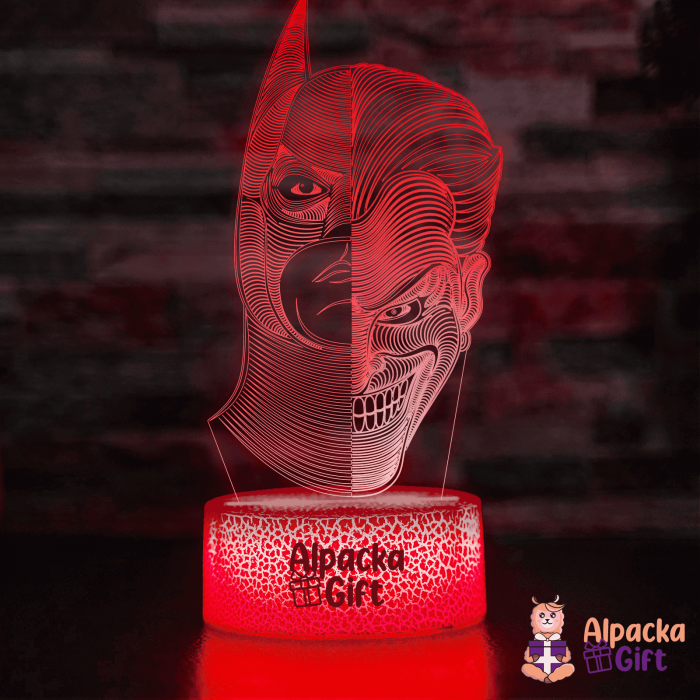 Lampă 3D - Batman/Joker [3]
