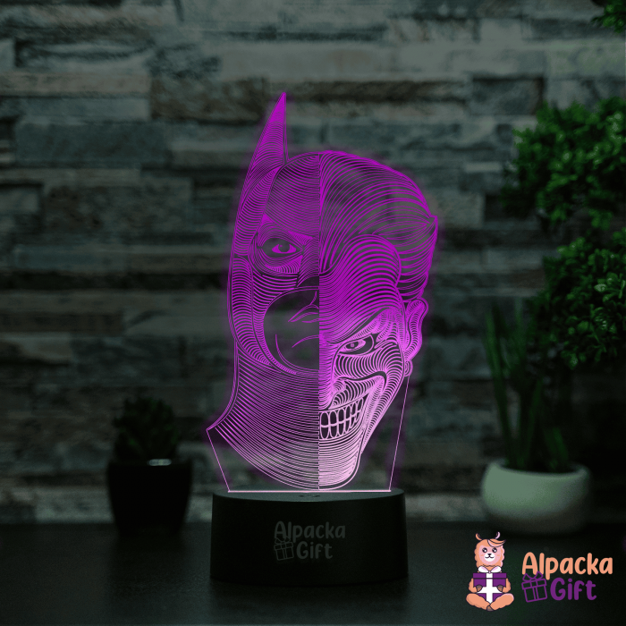 Lampă 3D - Batman/Joker [3]