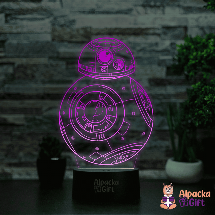 Lampă 3D - BB-8 [2]