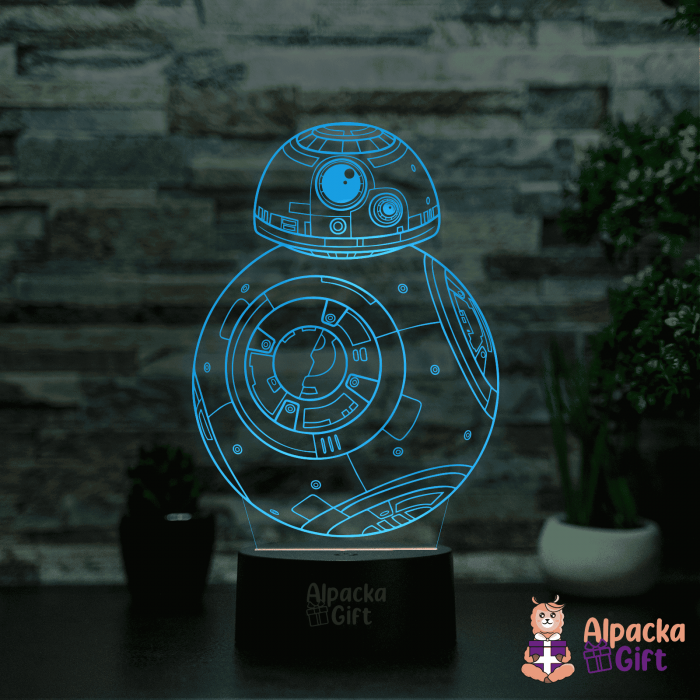 Lampă 3D - BB-8 [5]