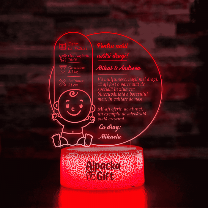 Lampa 3D Bebe 2 [5]
