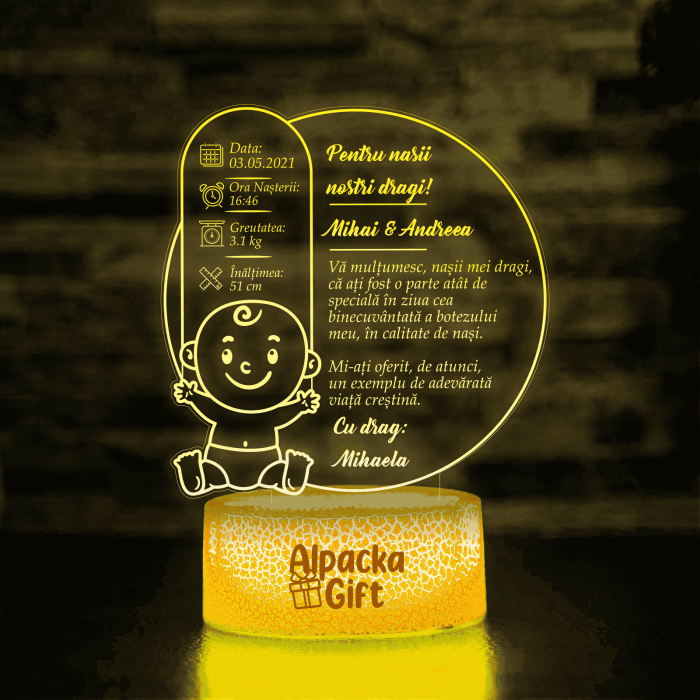 Lampa 3D Bebe 2 [2]