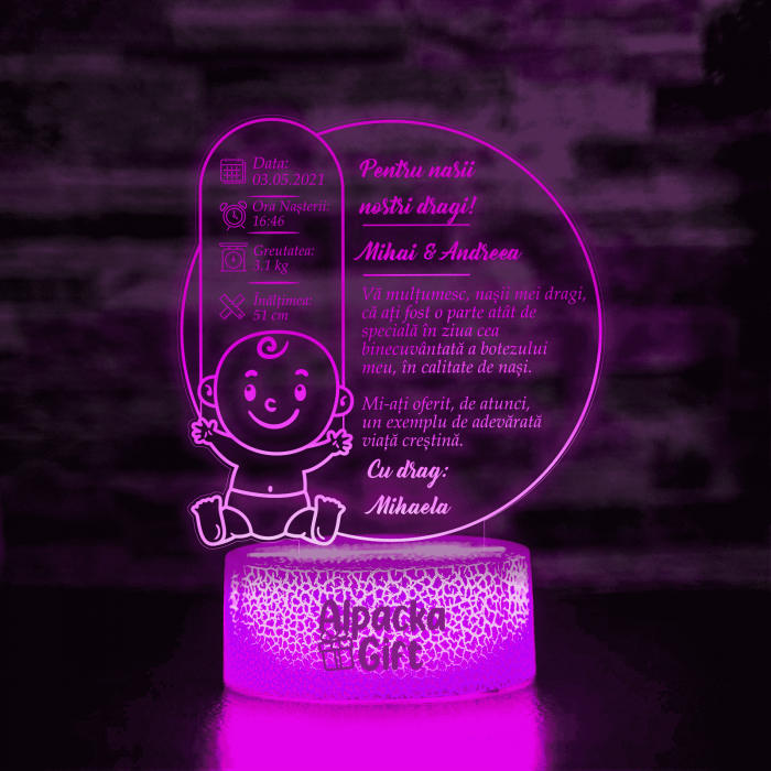 Lampa 3D Bebe 2 [4]