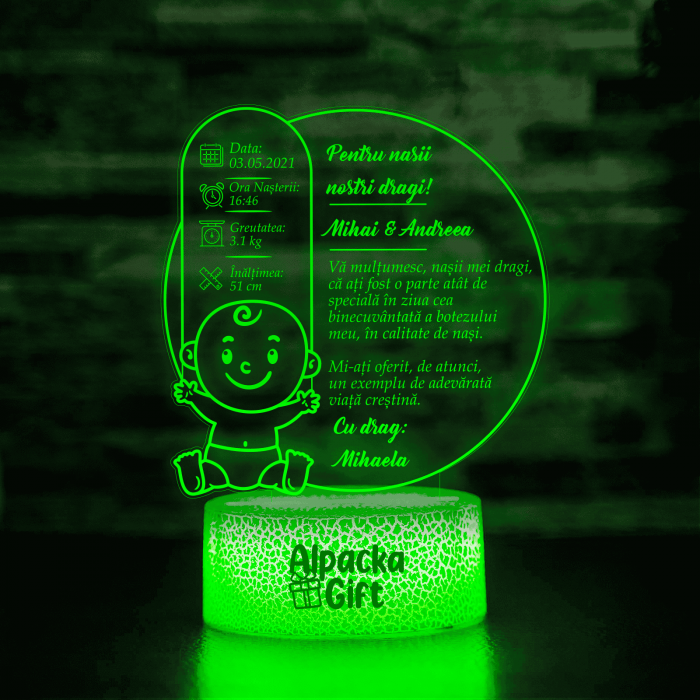 Lampa 3D Bebe 2 [1]