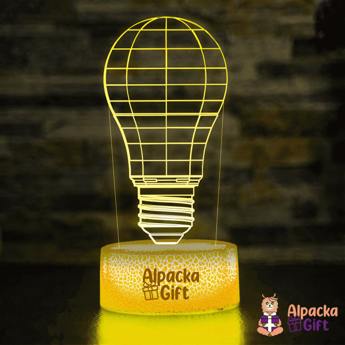 Lampă 3D Bec [2]