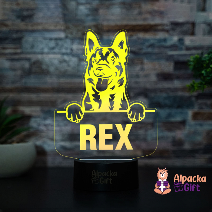 User Lampă 3D - Belgian Malinois [2]