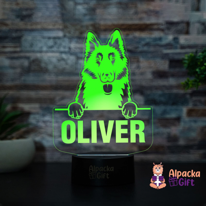 Lampă 3D - Ciobanesc Belgian [2]