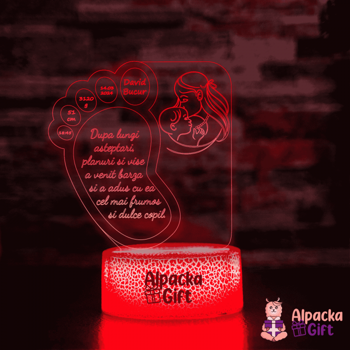 Lampa 3D - Bebe 3 [4]