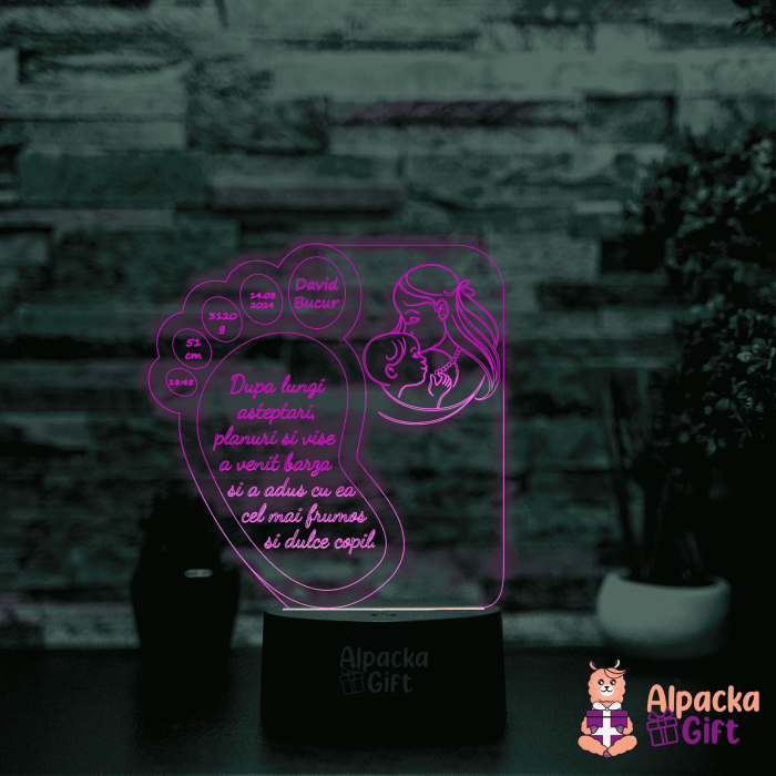 Lampa 3D - Bebe 3 [4]