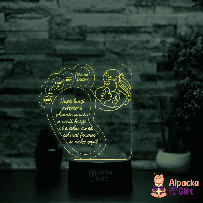 Lampa 3D - Bebe 3 [3]