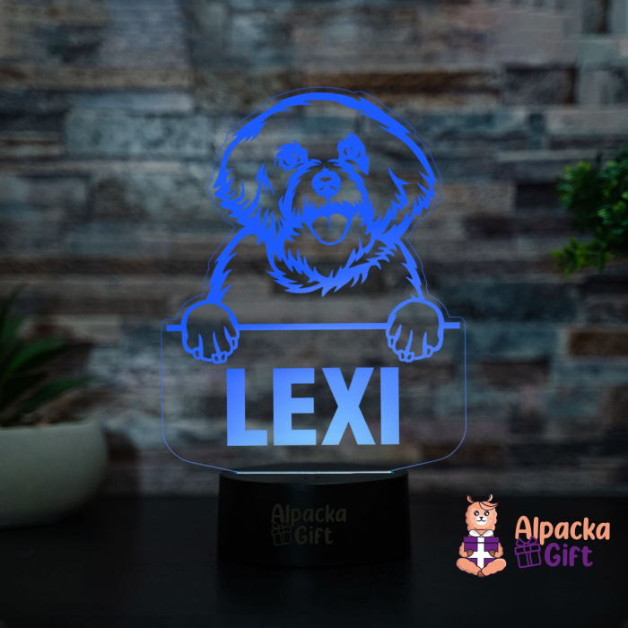 Lampă 3D - Bichon Frise [4]