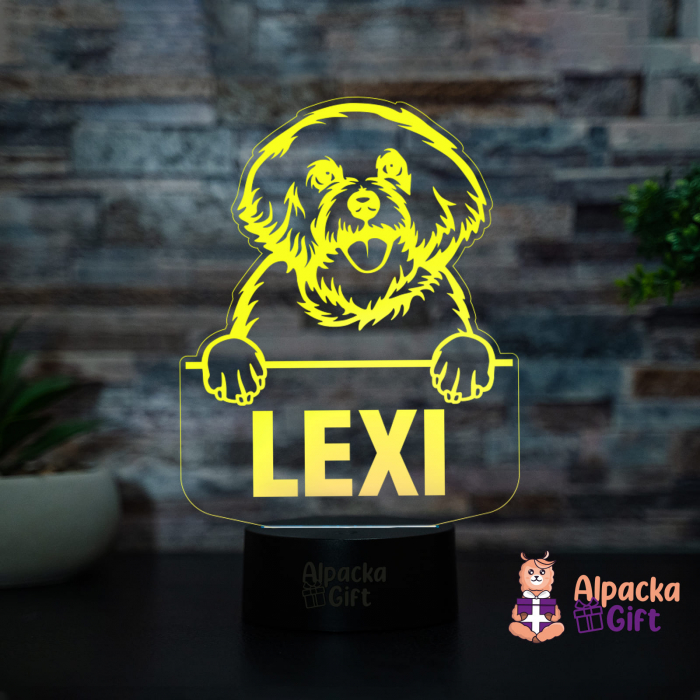 Lampă 3D - Bichon Frise [3]