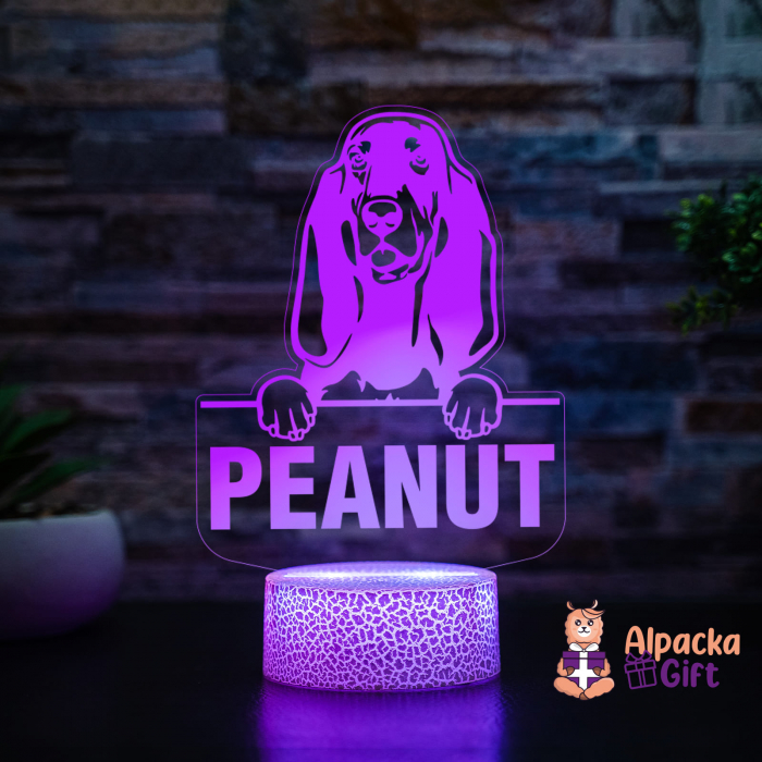 Lampă 3D - Black and Tan Coonhound [2]