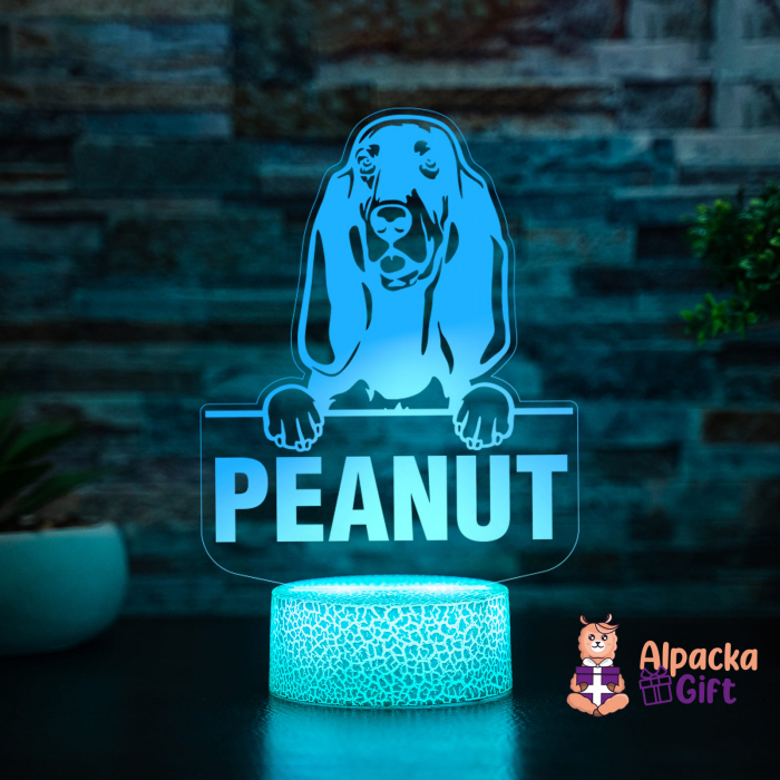 Lampă 3D - Black and Tan Coonhound [3]