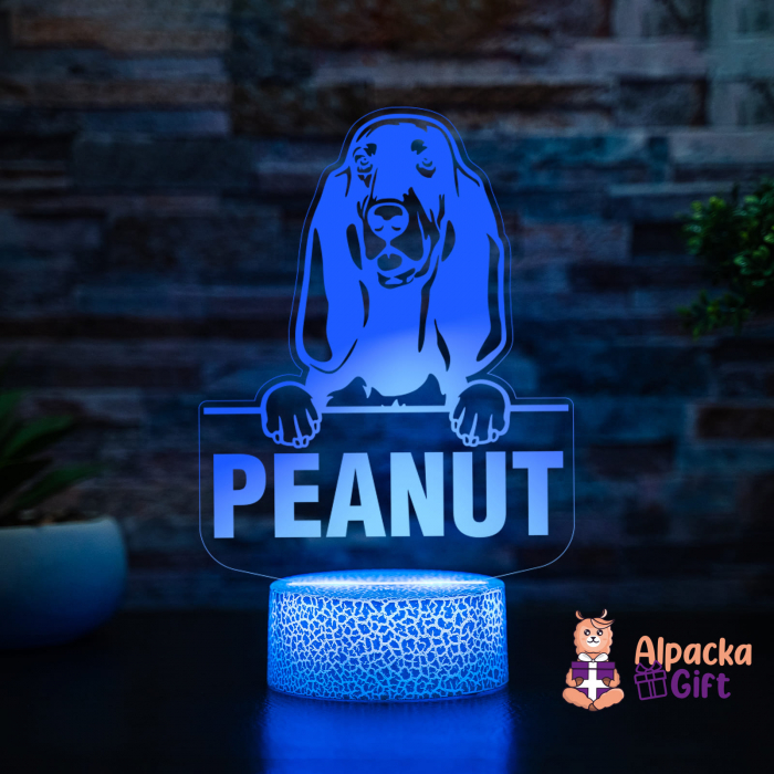 Lampă 3D - Black and Tan Coonhound [4]