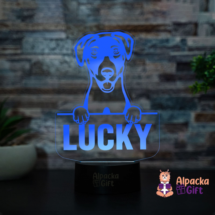 Lampă 3D - Blue Lacy [4]