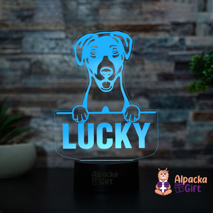 Lampă 3D - Blue Lacy [2]