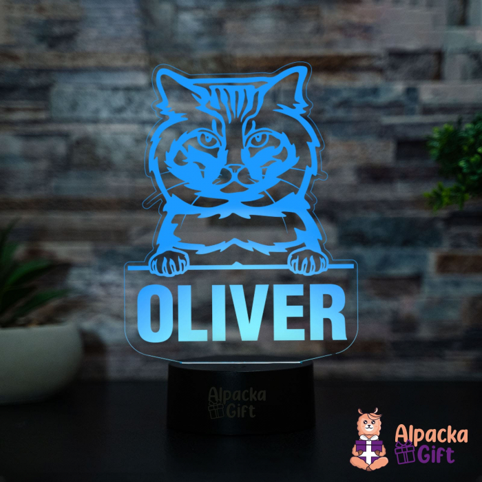 Lampă 3D Bobtail American [3]