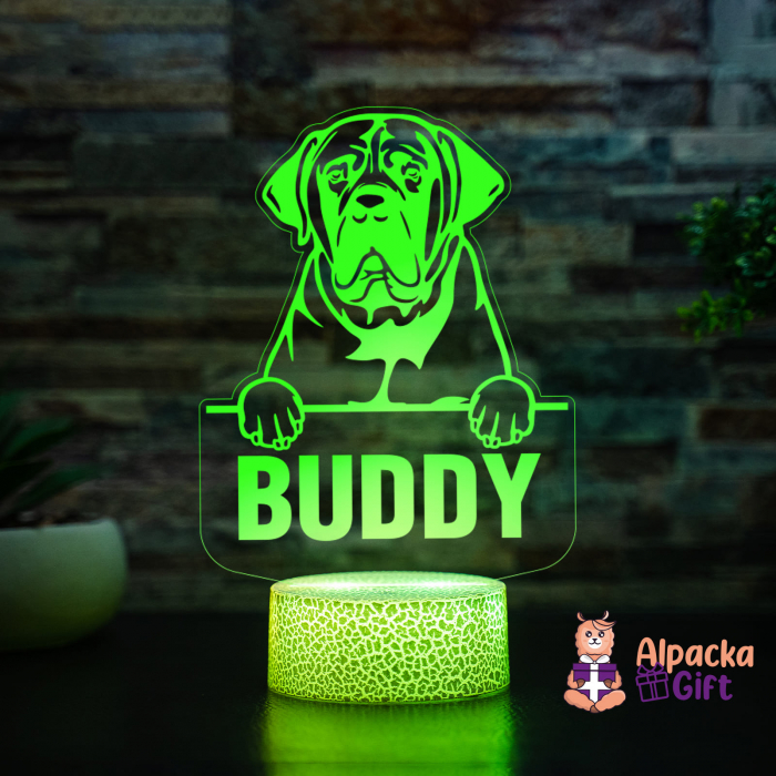 Lampă 3D - Boerboel [4]